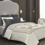 Nectarsoft Elite King Bedsheet Set, Whispering Vines| 400 TC Cotton| 4 Pillow Covers