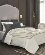 King Bedsheet Set, Whispering Vines| 400 TC Cotton| - Image 4